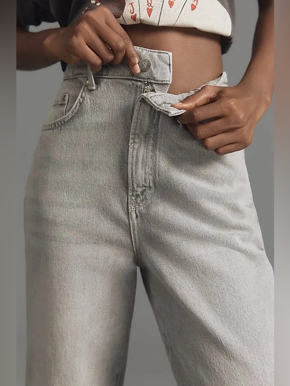 Pilcro The Austyn High-Rise Wide-leg Jeans, Size 28 - Picture 4 of 14